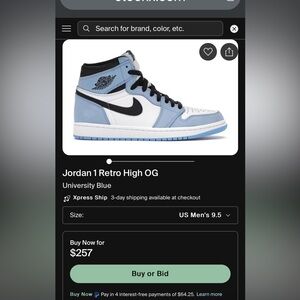 NEW AUTHENTIC Air Jordan 1 Retro High OG